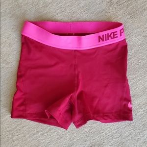 Nike Pro Pink Shorts